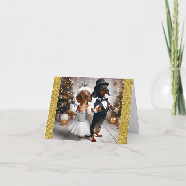 Happy New Year From Us Card (Front)