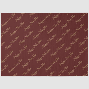 happy new year full of love tissue paper