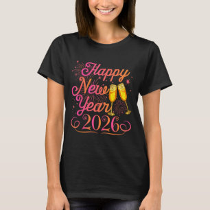 Happy New Year Funny Matching Family New Years Eve T-Shirt
