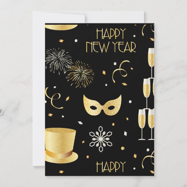 Happy New Year GB Invitation (Front)