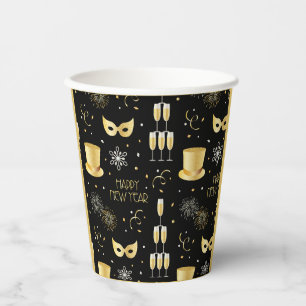 Happy New Year GB Paper Cups
