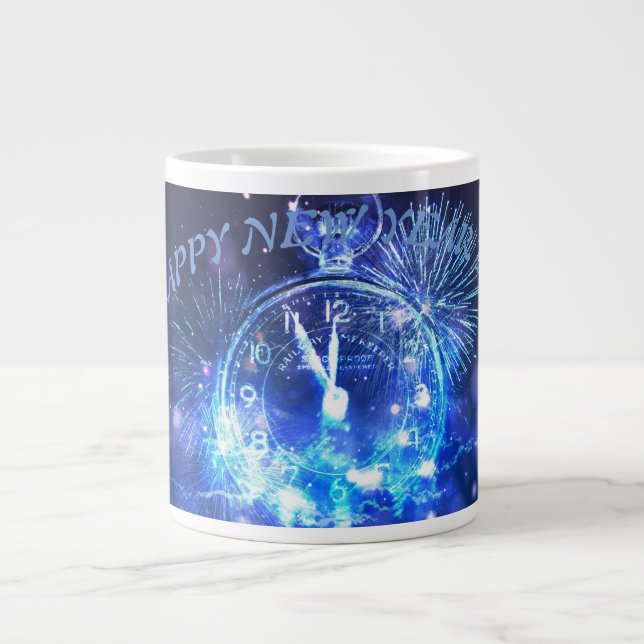 Happy New Year gift 2026 Large Coffee Mug (Front)