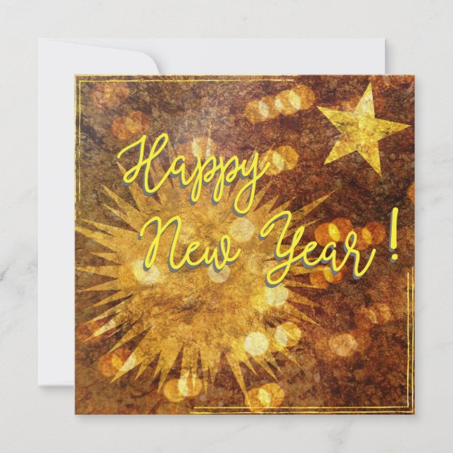 Happy New Year! Holiday Card (Front)
