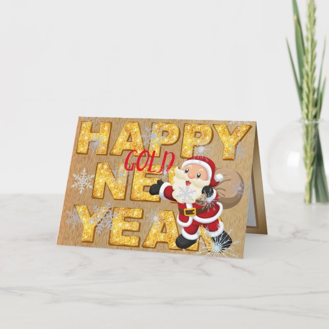 Happy New Year Holiday Card (Front)