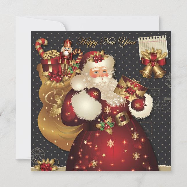 Happy New Year Holiday Card (Front)
