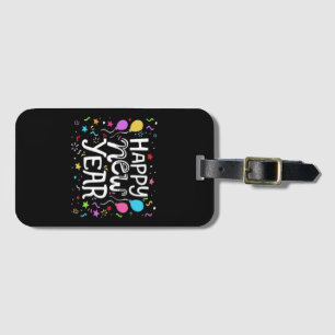 Happy New Year Holiday Fireworks Celebration Gift  Luggage Tag