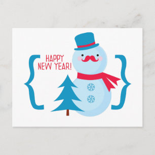 Happy New Year! Holiday Postcard