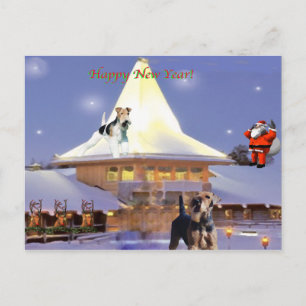 Happy New Year. Holiday Postcard