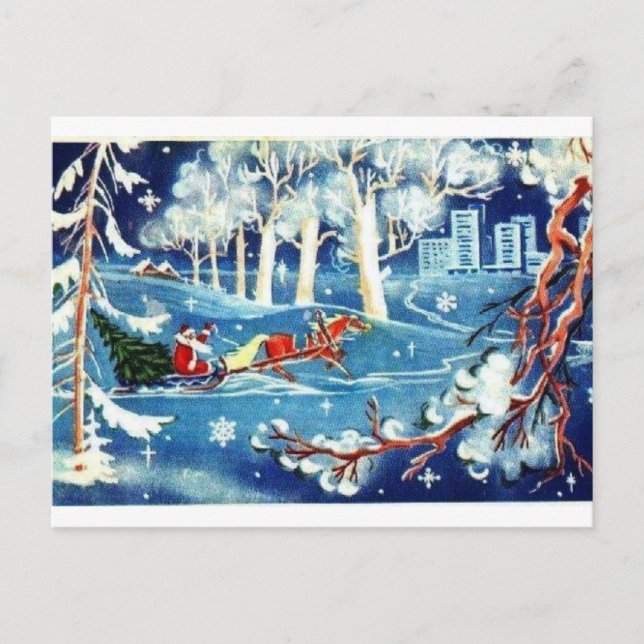 Happy New Year! Holiday Postcard (Front)