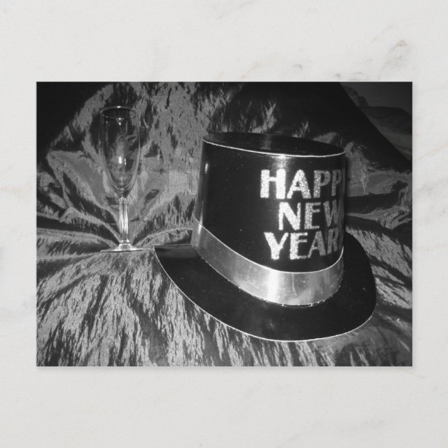Happy New Year Holiday Postcard (Front)
