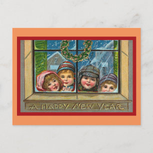 Happy New Year Holiday Postcard