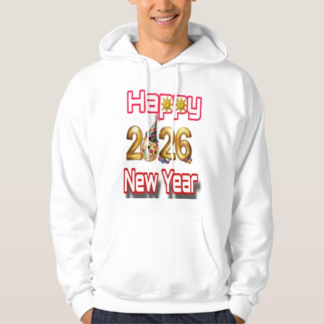 Happy New year  Hoodie (Front)