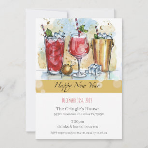 Happy New Year Invitation