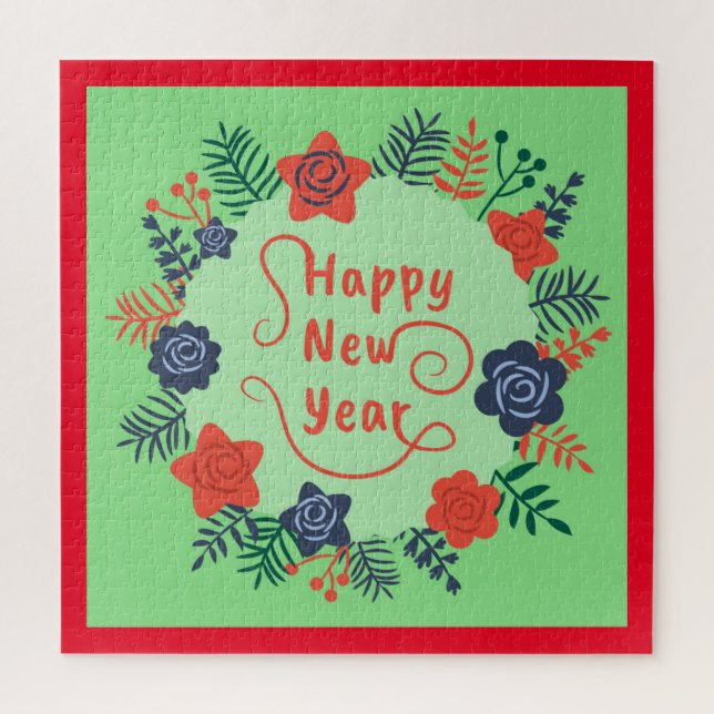 HAPPY NEW YEAR  JIGSAW PUZZLE (Vertical)