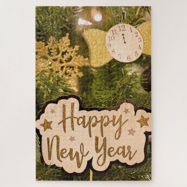 HAPPY NEW YEAR  JIGSAW PUZZLE (Vertical)