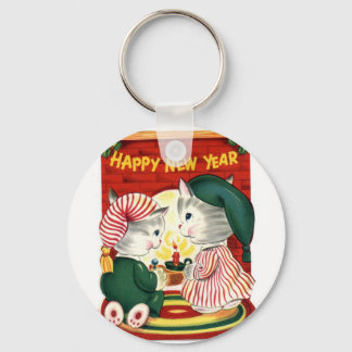 Happy New Year Keychain