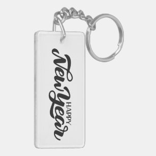Happy New Year Keychain