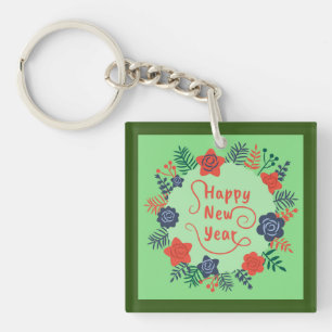 HAPPY NEW YEAR KEYCHAIN