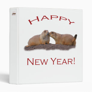 Happy New Year Kiss Binder