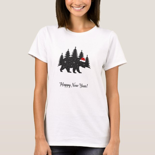Happy New Year Ladies Tshirt (Front)