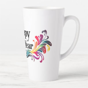 Happy New Year Latte Mug