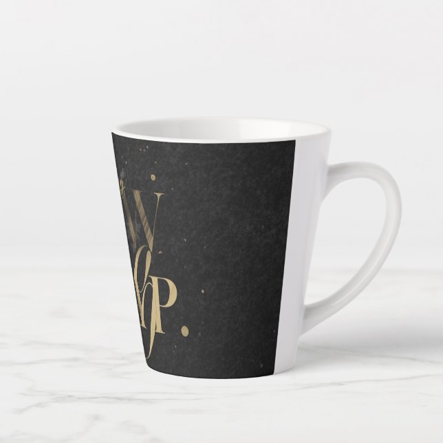 Happy new year  latte mug (Right)