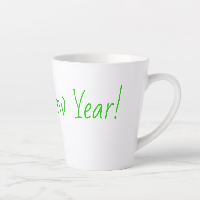 Happy New Year Latte Mug (Right)