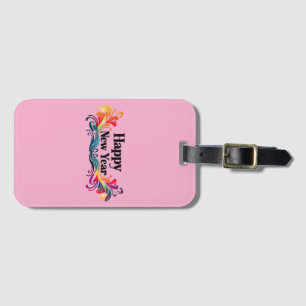 Happy New Year Luggage Tag