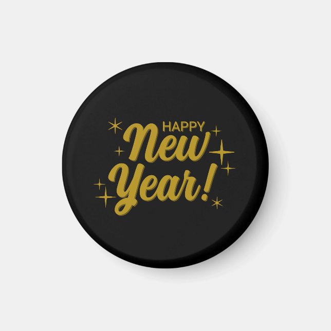 Happy New Year Magnet (Devant)