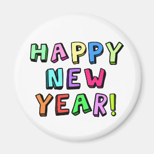 Happy New Year Magnet