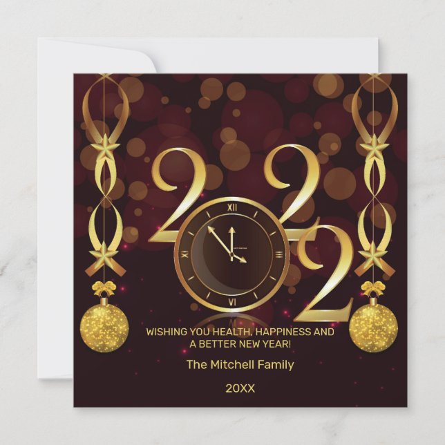 happy new year merry christmas (Front)