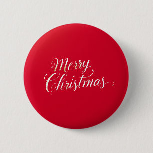 Happy New Year Merry Christmas Holiday Season 2 Inch Round Button