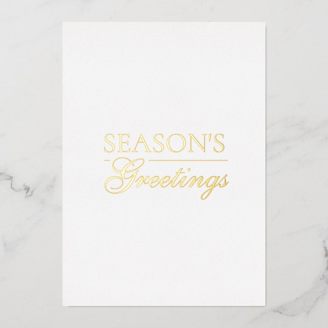 Happy New Year Merry Christmas Holiday Season Card (Front)