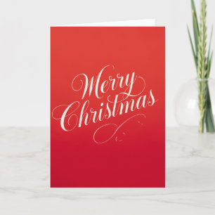 Happy New Year Merry Christmas Holiday Season Card