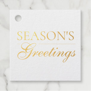 Happy New Year Merry Christmas Holiday Season Favour Tags