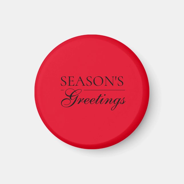 Happy New Year Merry Christmas Holiday Season HoHo Magnet (Front)