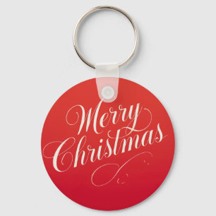 Happy New Year Merry Christmas Holiday Season Keychain