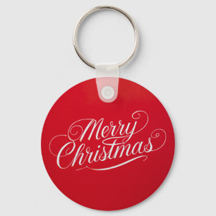 Happy New Year Merry Christmas Holiday Season Keychain