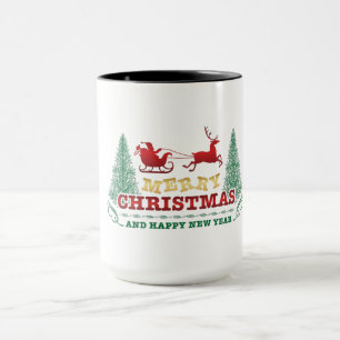 Happy New Year & Merry Christmas Mug