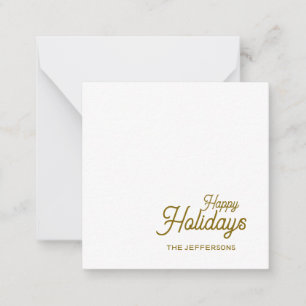 Happy New Year Merry Christmas Seasonal Family Card