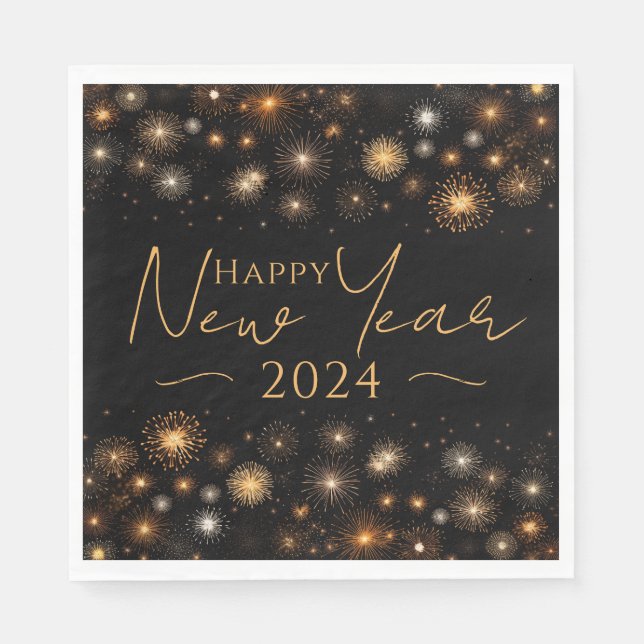 Happy New Year Napkin (Front)