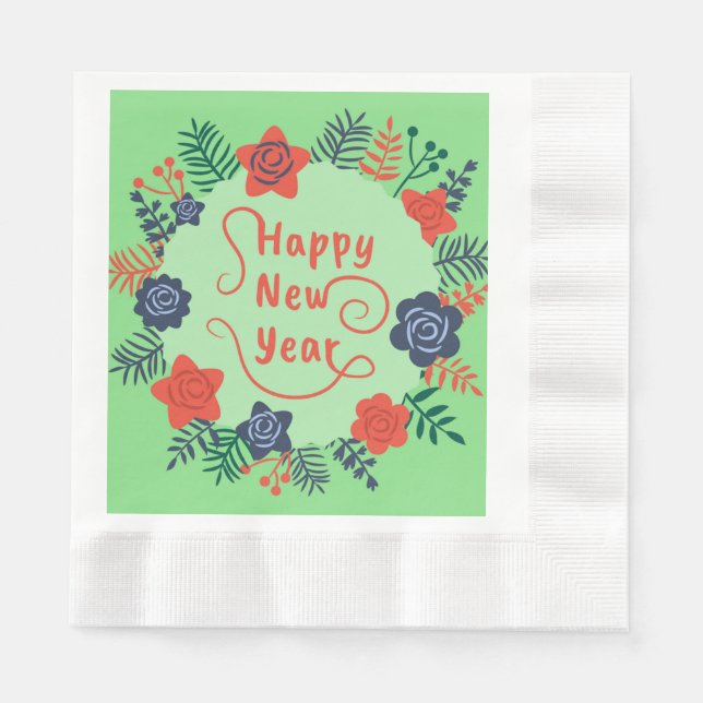 HAPPY NEW YEAR  NAPKIN (Front)