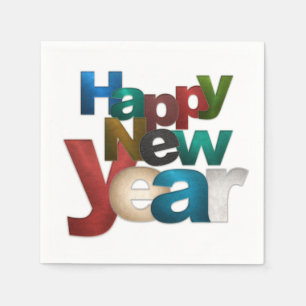 Happy New Year Napkins