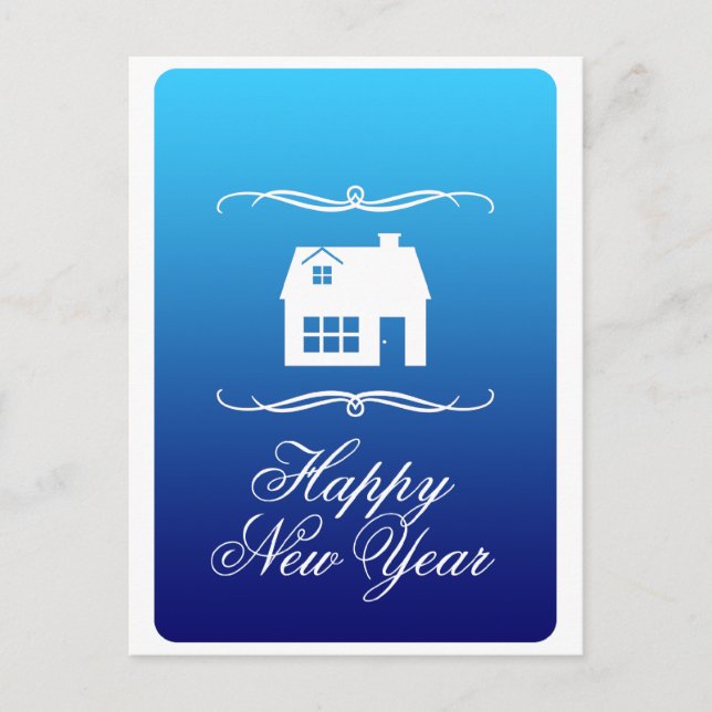 happy new year new address announcement (Front)