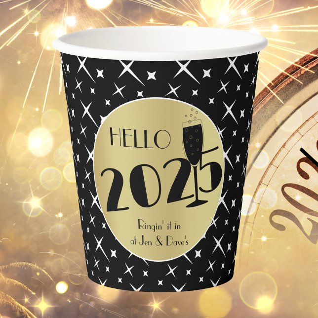 Happy New Year Paper Cups (Creator Uploaded)