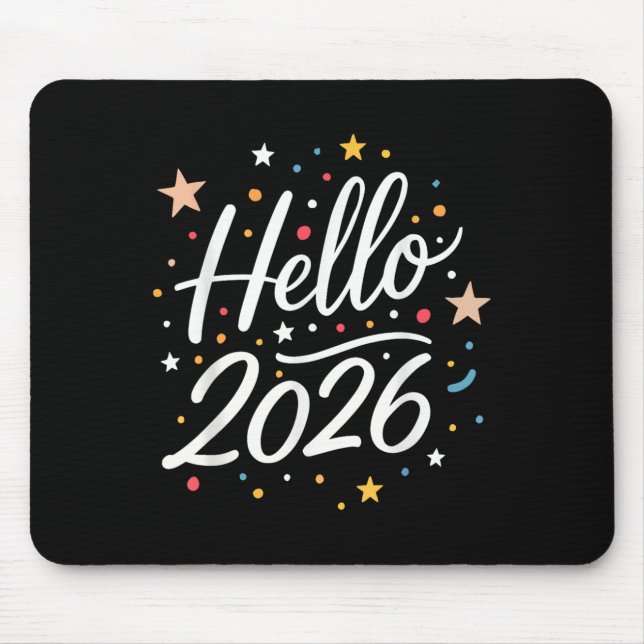 Happy New Year Party 2026 Family Matching Men Wome Mouse Pad (Front)