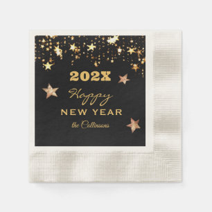 Happy New Year Party Cocktail Napkin