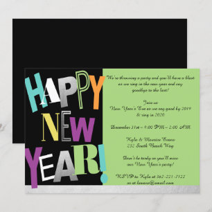Happy New Year Party Invitation