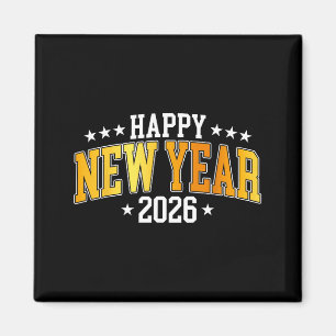 Happy New Year Party New Years Eve 2026 Fireworks Magnet