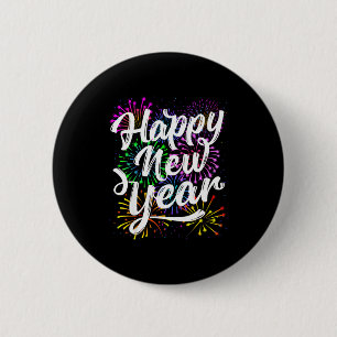 Happy New Year Party Supplies 2026 Family Matching 2 Inch Round Button
